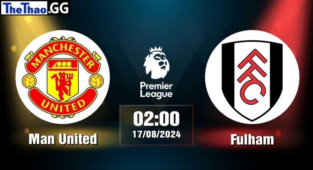 Nhận định, soi kèo Man United vs Fulham, 02h00 ngày 17/08/2024 - Premier League 2024.