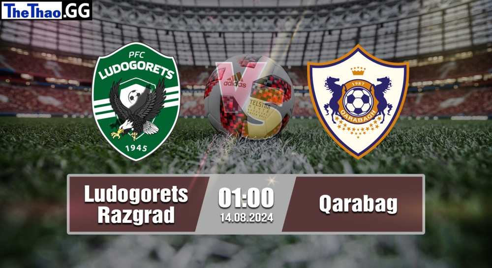 Nhận định, soi kèo Ludogorets Razgrad vs Qarabag, 01h00 ngày 14/08/2024 - Champions League 2024.