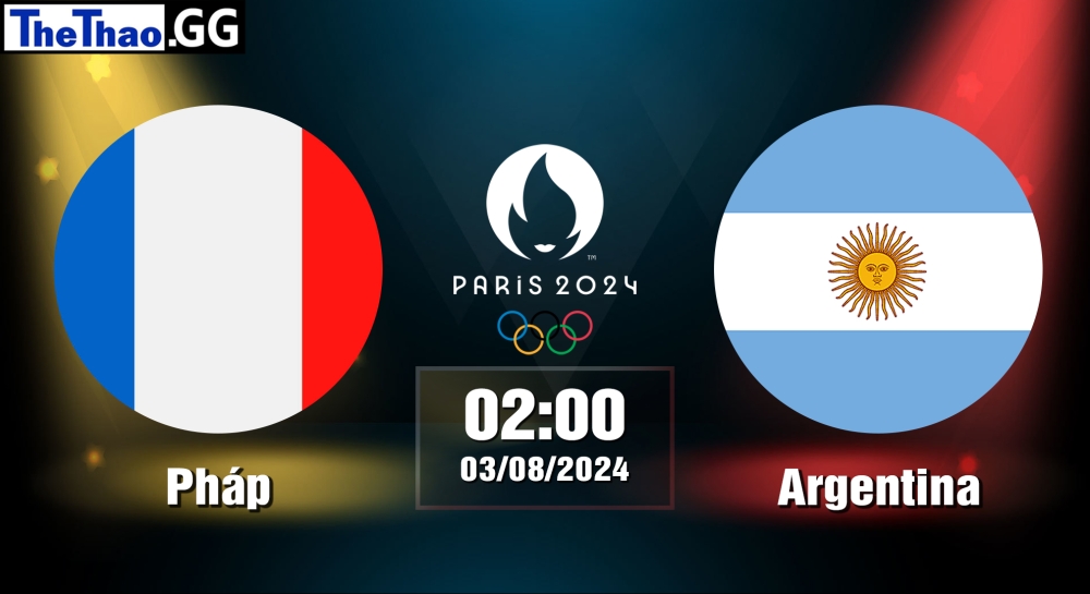 Nhận định, soi kèo Pháp vs Argentina, 02h00 ngày 03/082024 - Paris 2024.