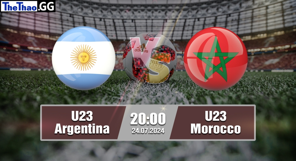 Nhận định, soi kèo U23 Argentina vs U23 Morocco, 20h00 ngày 24/07/2024 - Olympic Paris 2024.