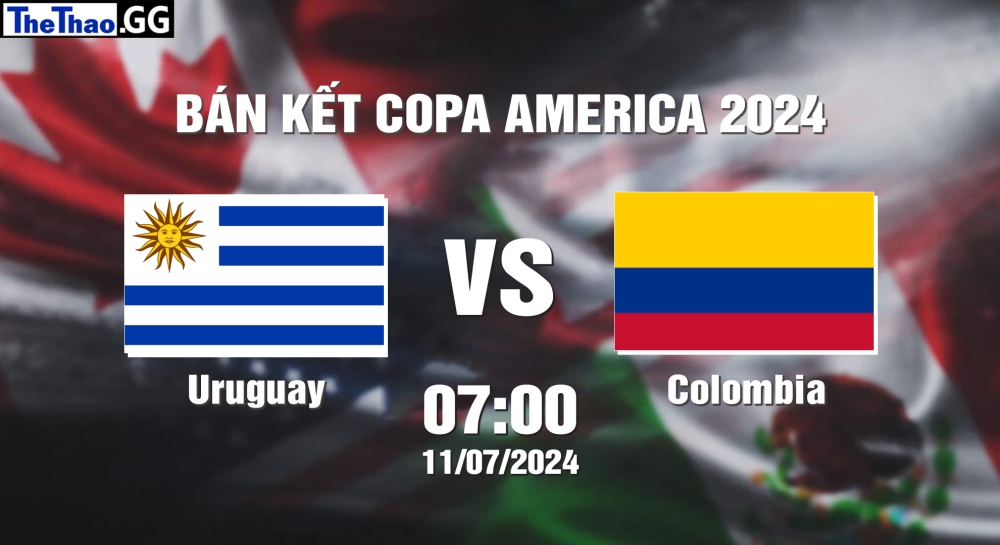 Nhận định, soi kèo Uruguay vs Colombia, 07h00 ngày 11/07/2024 - Copa America 2024.