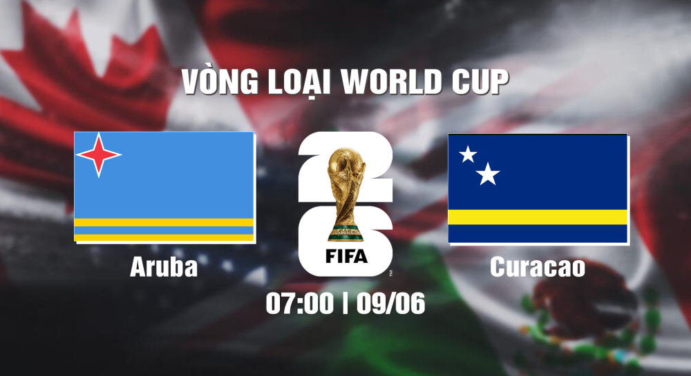 NHẬN ĐỊNH, SOI KÈO CÁ CƯỢC ARUBA VS CURACAO, 07H00 NGÀY 09/06/2024 - WORLD CUP VÒNG LOẠI 2026