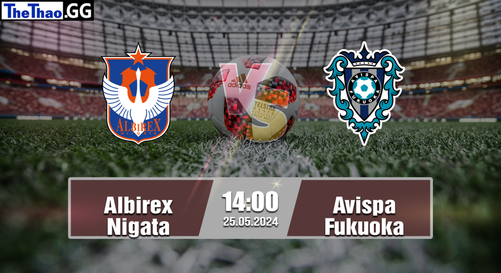 NHẬN ĐỊNH, SOI KÈO CÁ CƯỢC ALBIREX NIIGATA VS AVISPA FUKUOKA, 14H00 NGÀY 25/05/2024 - VĐQG NHẬT BẢN 2023/24