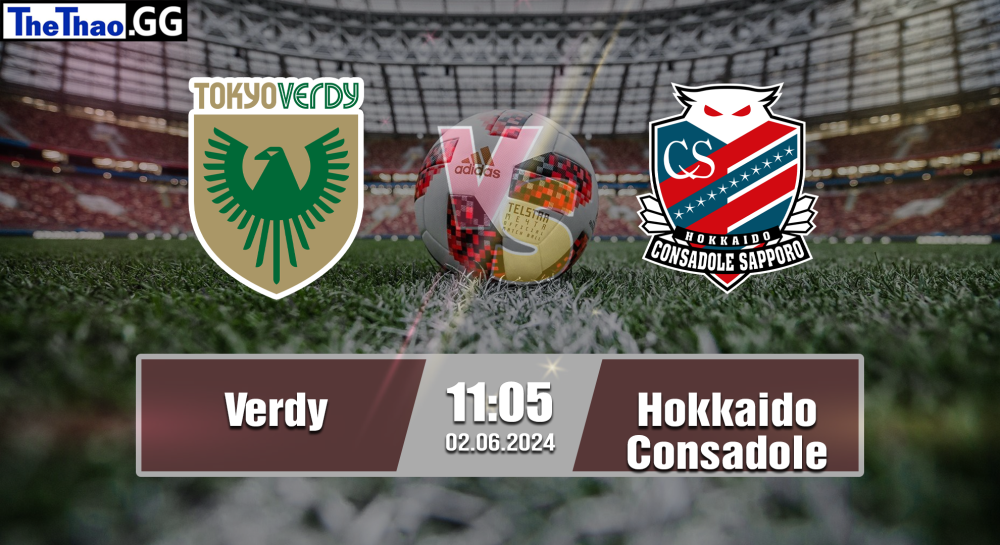 NHẬN ĐỊNH, SOI KÈO CÁ CƯỢC VERDY VS HOKKAIDO CONSADOLE, 11H05 NGÀY 02/06/2024 - VĐQG NHẬT BẢN 2023/24