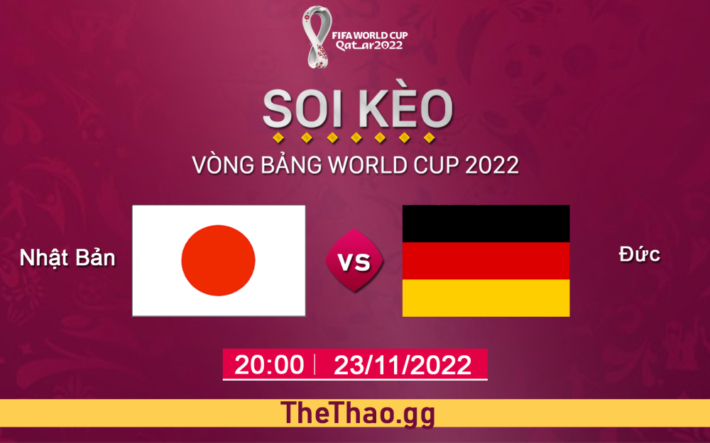 Nhận định, soi kèo Đức VS Nhật Bản, 20h ngày 23/11 - Bảng E World Cup 2022