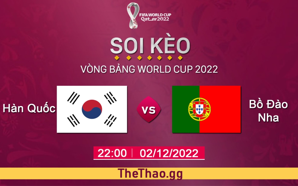 Nhận định, soi kèo phạt góc Hàn Quốc vs Bồ Đào Nha, 22h00 ngày 2/12/2022 - Bảng H World Cup 2022 