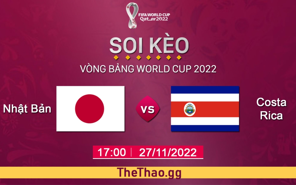 Nhận định, soi kèo Nhật Bản vs Costa Rica, 17h ngày 27/11/2022 -  Bảng E World Cup 2022