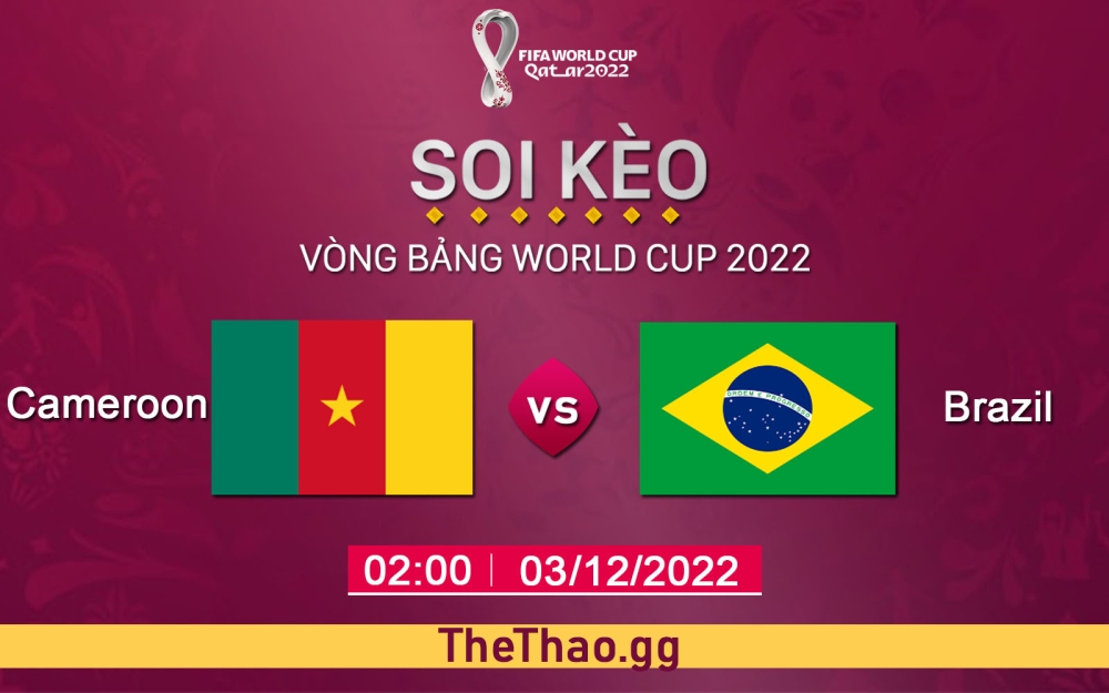 Nhận định, soi kèo phạt góc Cameroon vs Brazil, 02h00 ngày 3/12/2022 - Bảng G World Cup 2022