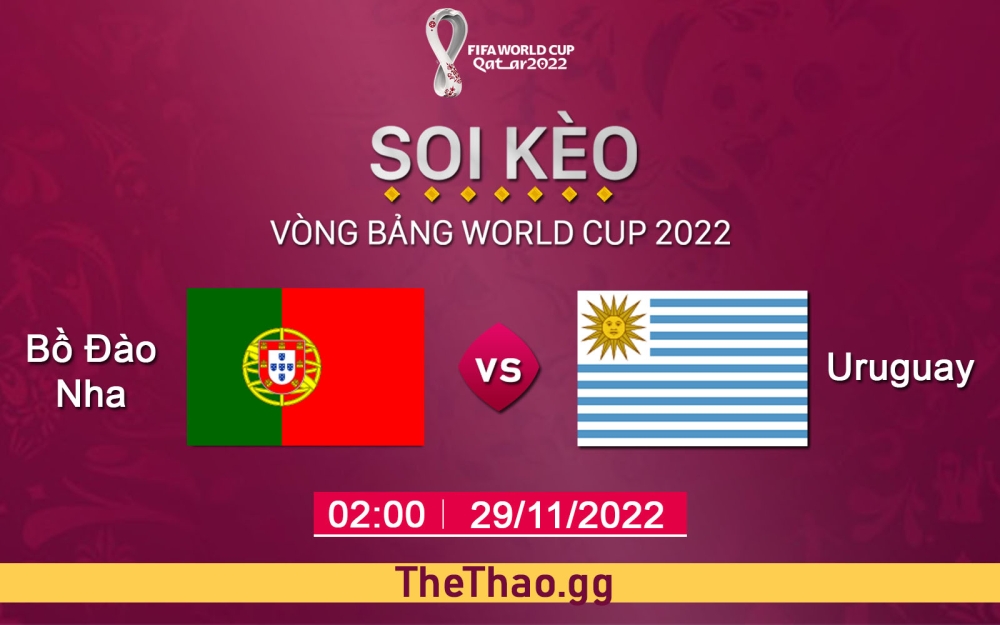 Nhận định, soi kèo phạt góc Bồ Đào Nha vs Uruguay, 02h00 ngày 29/11/2022 - Bảng H World Cup 2022 