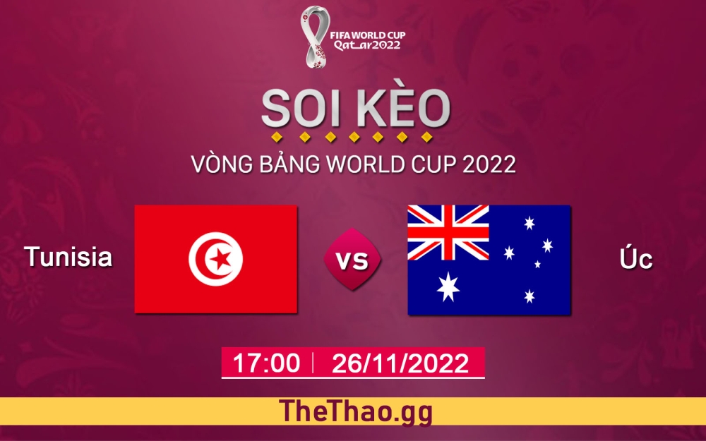Nhận định, soi kèo phạt góc Tunisia vs Úc, 17h00 ngày 26/11/2022- Bảng D World Cup 2022 