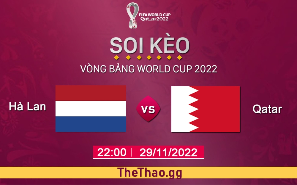 Nhận định, soi kèo phạt góc Hà Lan vs Qatar, 22h00 ngày 29/11/2022 - Bảng H World Cup 2022 
