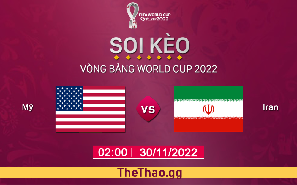 Nhận định, soi kèo Mỹ vs Iran, 02h ngày 30/11/2022 - Bảng B World Cup 2022