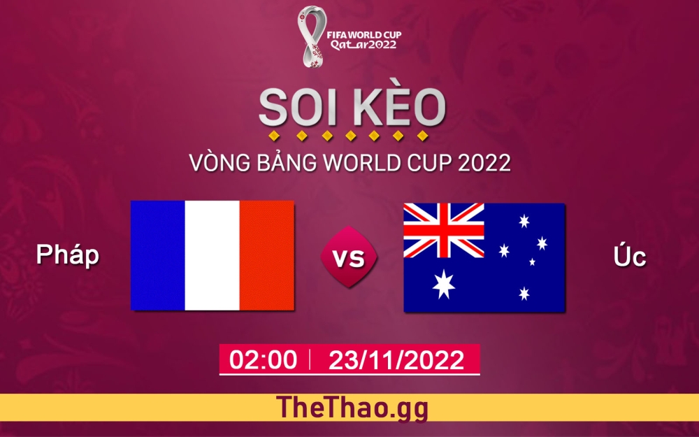 Nhận định, soi kèo phạt góc Pháp vs Úc, 02h00 ngày 23/11/2022- Bảng D World Cup 2022 