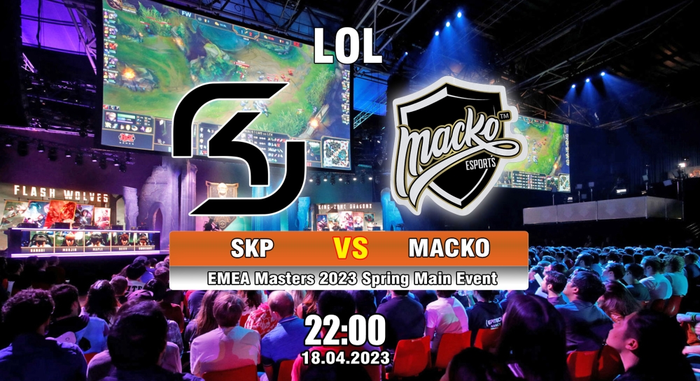 Nhận định, cá cược LOL, soi kèo SK Gaming Prime vs Macko Esports, 22h ngày 18/04/2023 – EMEA Masters 2023 Spring Main Event