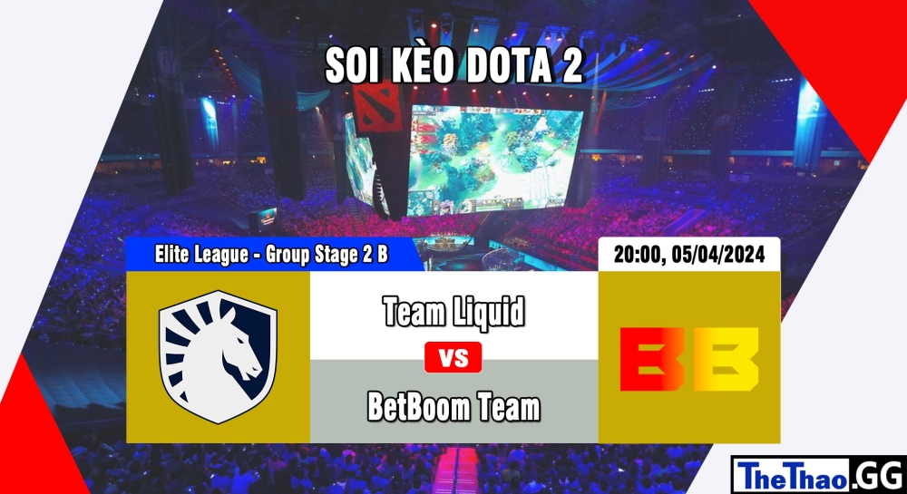 Cá cược Dota2, nhận định soi kèo Team Liquid vs BetBoom Team - Elite League - Group Stage 2 B.