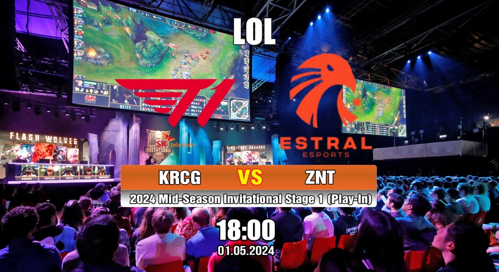 Cá cược LOL, nhận định soi kèo T1 vs Estral Esports - 2024 Mid-Season Invitational Stage 1 (Play-In)