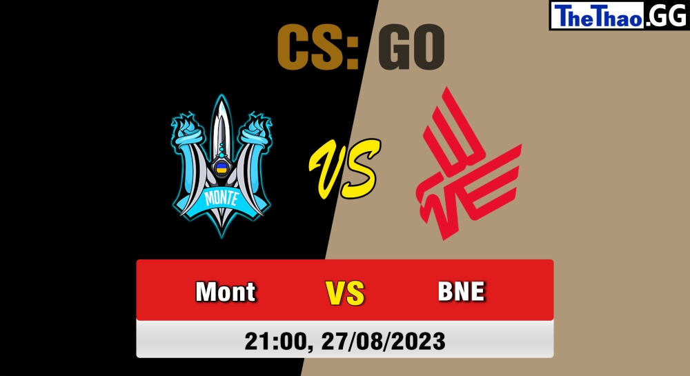 Nhận định, cá cược CSGO, soi kèo Monte vs Bad News Eagles, h ngày 26/04/2023 - ESL One Berlin Major 2023 - Group A