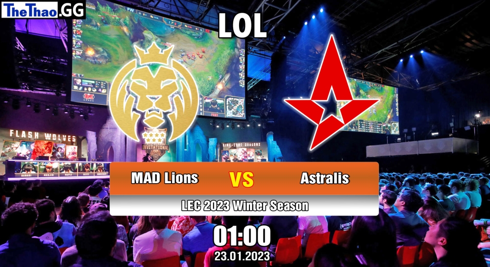 Nhận định, soi kèo MAD Lions vs Astralis, 01h ngày 23/01/2023 – LEC 2023 Winter Season