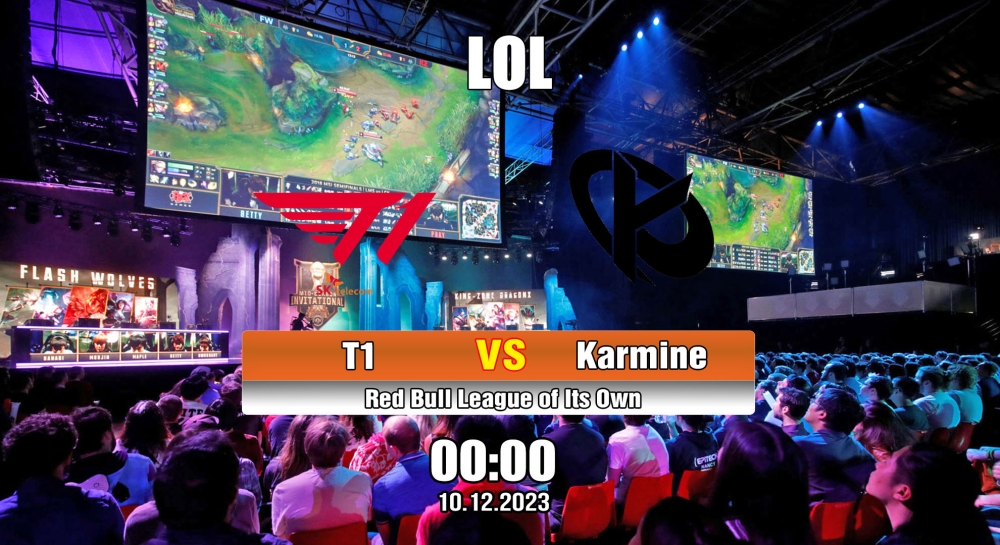 Cá cược LOL, nhận định soi kèo T1 vs Karmine Corp - Red Bull League of Its Own.