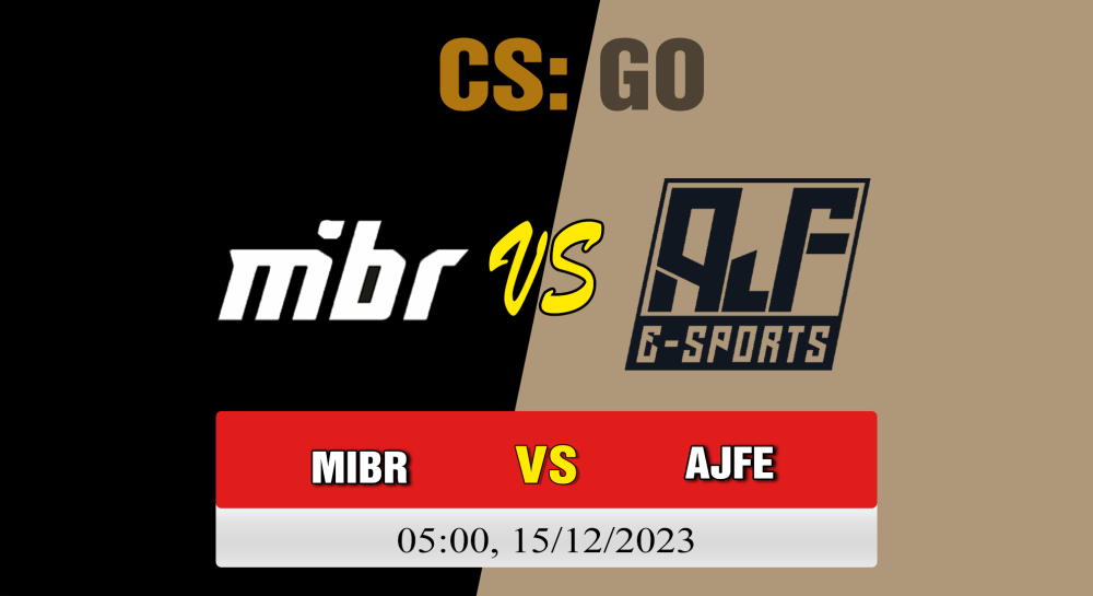 Cá cược CSGO, nhận định soi kèo MIBR vs AJF Esports - [MR12] Gamers Club Liga Série A: December 2023