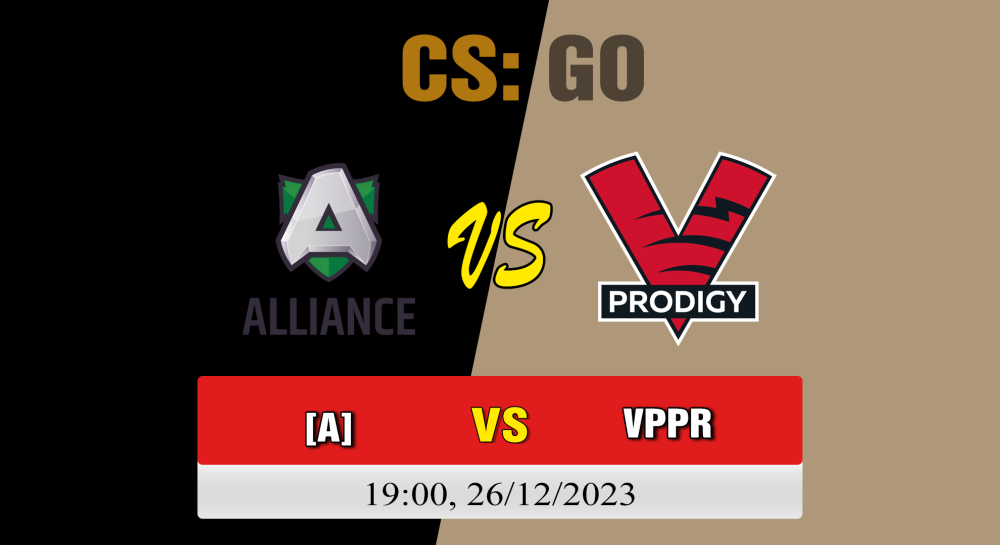 Cá cược CSGO, nhận định soi kèo Alliance vs VP.Prodigy - [MR12] BS Winter Cup 2023 - Group Stage