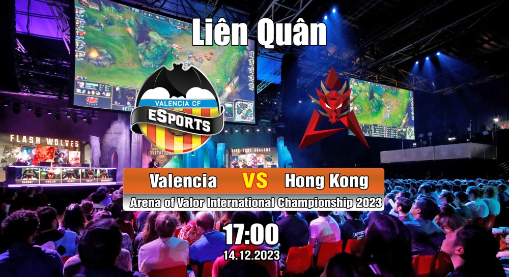 Cá cược Liên Quân, nhận định soi kèo Valencia CF eSports vs Hong Kong Attitude - Arena of Valor International Championship 2023.