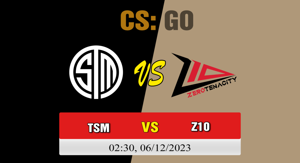Cá cược CSGO, nhận định soi kèo Zero Tenacity vs TSM - [MR12] ESEA Season 47: Advanced Division - Europe Playoffs