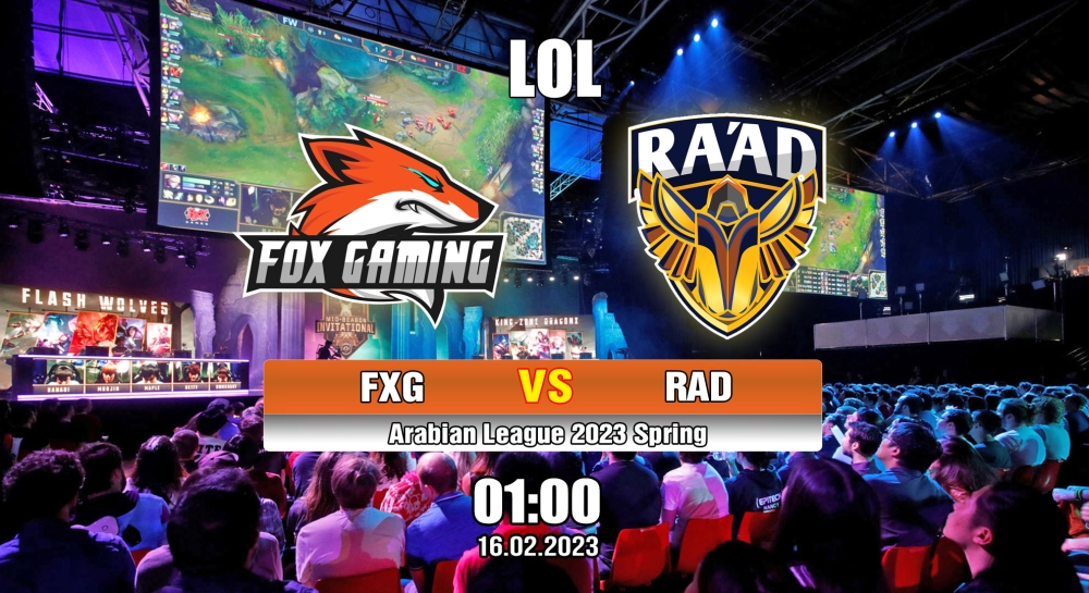 Nhận định, cá cược LOL, soi kèo Fox Gaming vs RA'AD, 01h ngày 16/02/2023 – Arabian League 2023 Spring