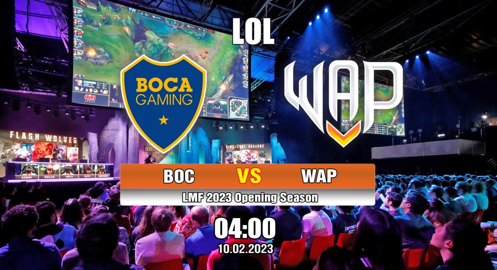 Nhận định, cá cược LOL, soi kèo Boca Juniors vs WAP Esports, 04h ngày 10/02/2023 – LMF 2023