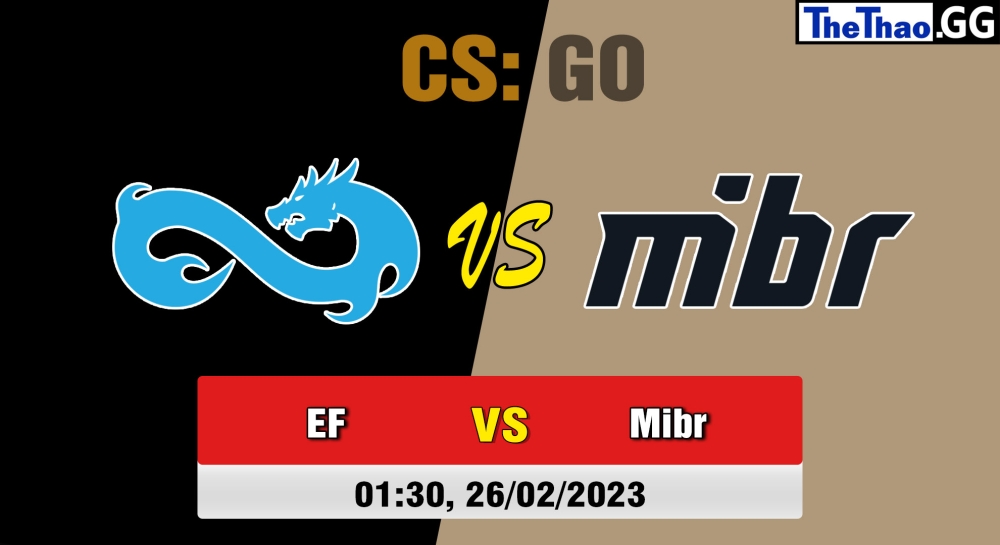 Nhận định, cá cược CS:GO, soi kèo Eternal Fire vs mibr, 01h30 ngày 26/02/2023 - ESL Pro League Season 17 Group Stage