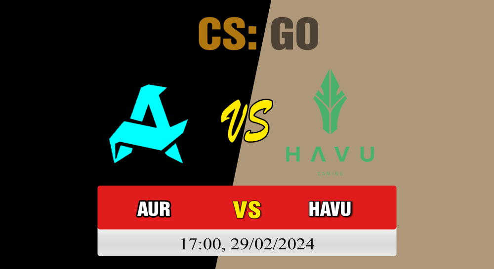 Cá cược CSGO, nhận định soi kèo Aurora Gaming vs HAVU Gaming - [MR12] RES European Series #1