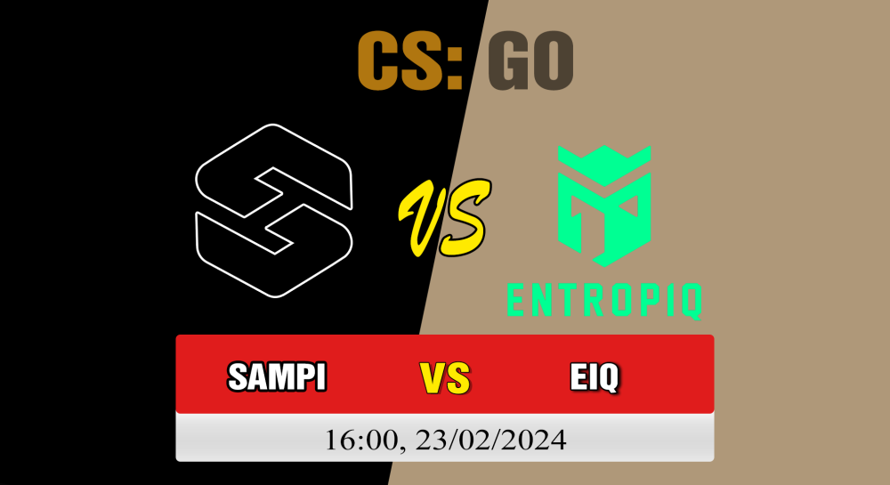 Cá cược CSGO, nhận định soi kèo Team Sampi vs Entropiq - [MR12] European Pro League Season 15: Division 2 - Playoffs