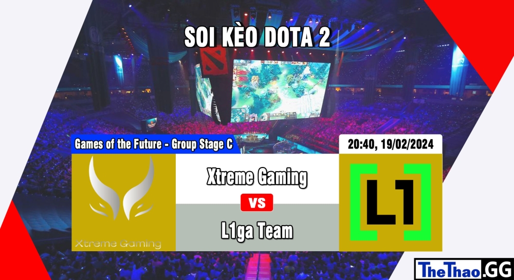 Cá cược Dota 2, nhận định soi kèo Xtreme Gaming vs L1ga Team - Games of the Future 2024 - Group Stage C.