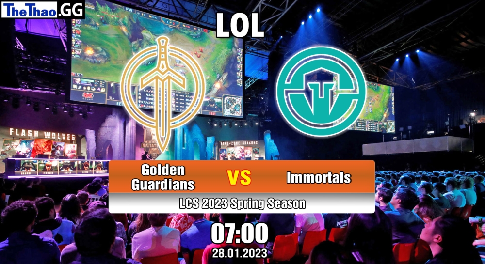 Nhận định, soi kèo Golden Guardians vs Immortals, 07h ngày 28/01/2023 – LCS 2023 Spring Season