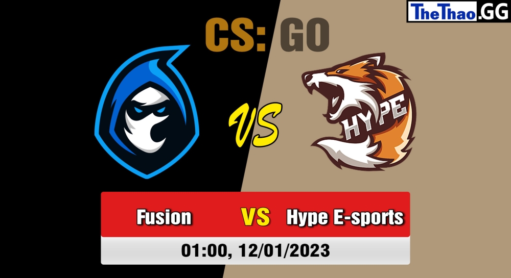 Nhận định, soi kèo Fusion vs Hype E-sports, 01h ngày 12/01/2023 - Gamers Club Liga Série A: December 2022