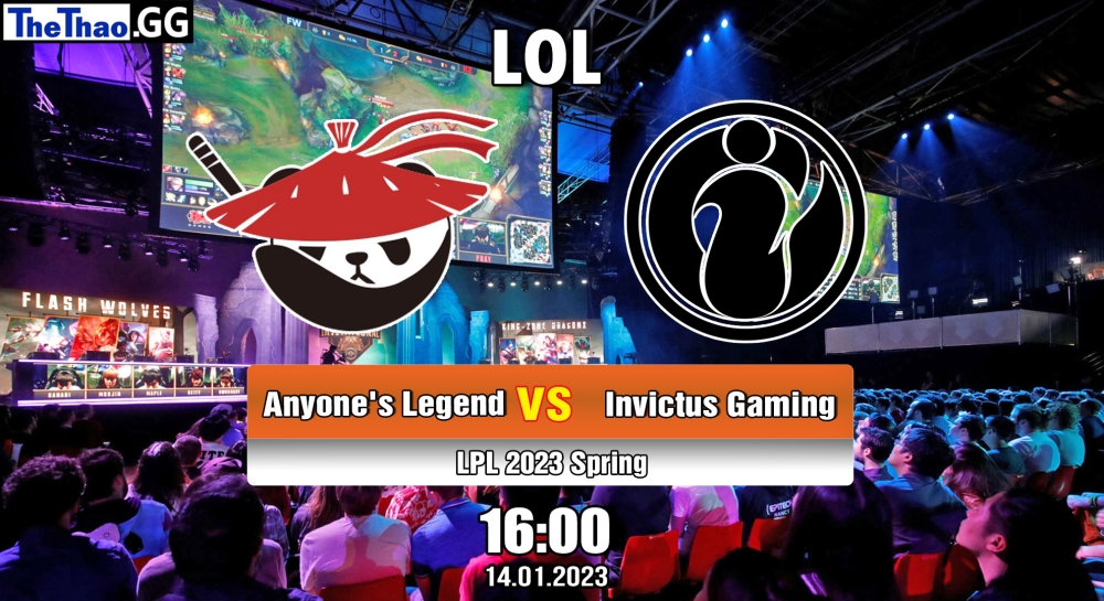 Nhận định, soi kèo Anyone's Legend vs Invictus Gaming, 16h ngày 14/01/2023 – LPL 2023
