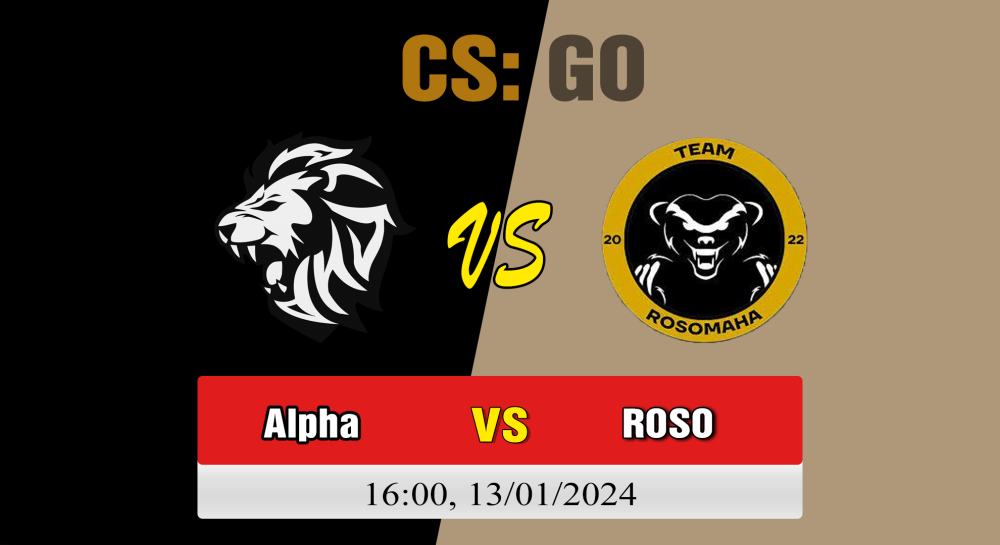 Cá cược CSGO, nhận định soi kèo Alpha Gaming vs ROSOMAHA - [MR12] United21 Season 10 : Division 1