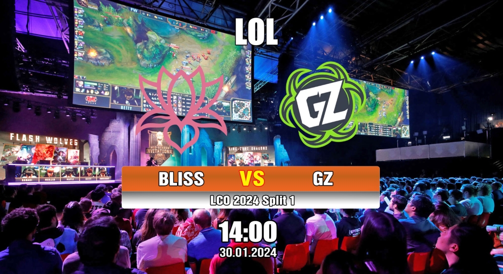 Cá cược LOL, nhận định soi kèo Team Bliss vs Ground Zero Gaming - LCO 2024 Split 1.