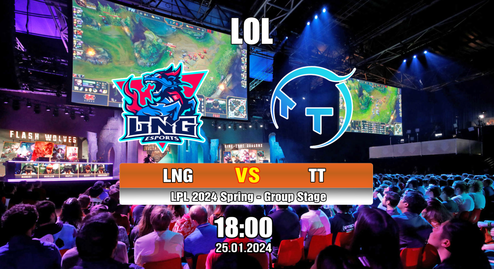 Cá cược LOL, nhận định soi kèo LNG Esports vs Thunder Talk Gaming - LPL 2024 Spring - Group Stage