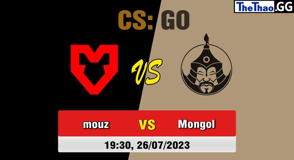 Cá cược CSGO, nhận định soi kèo Mouz vs The MongolZ - Intel Extreme Masters Cologne 2023 Play-in.