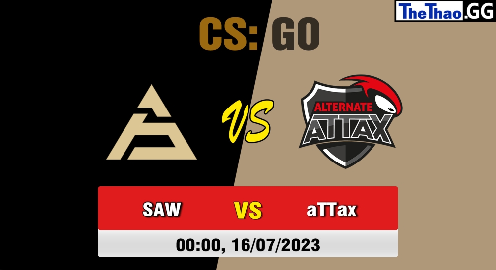 Nhận định, cá cược CSGO, soi kèo SAW vs ALTERNATE aTTaX, 0h ngày 16/07/2023 - ESL Pro League Season 18: European Conference