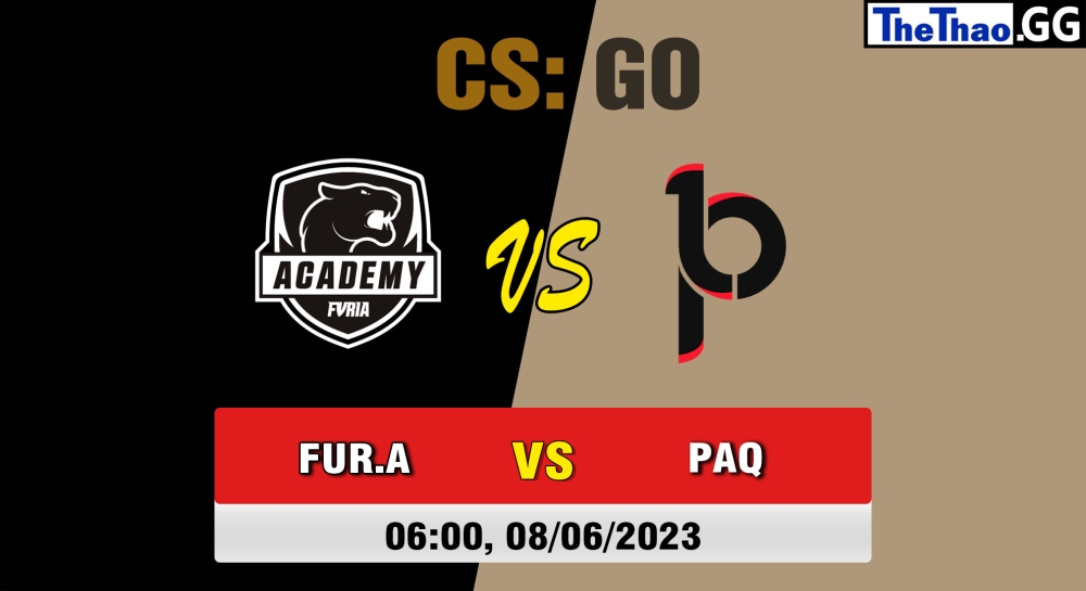 Nhận định, cá cược CSGO, soi kèo Paquetá Gaming vs FURIA Academy , 6h ngày 08/06/2023 - 1XPLORE LATAM #1 A