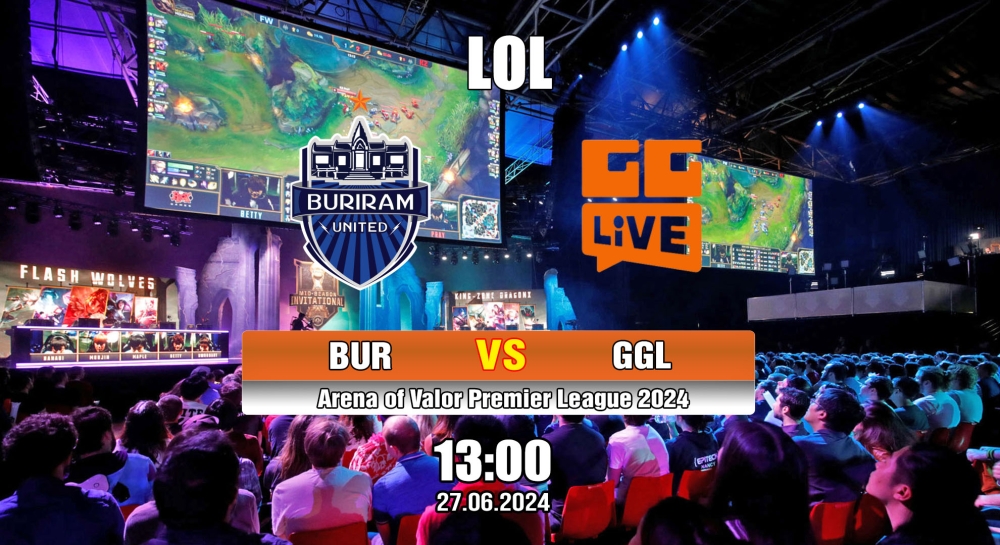 Cá cược Liên Quân, nhận định soi kèo Buriram United Esports vs GG Live - APL 2024.