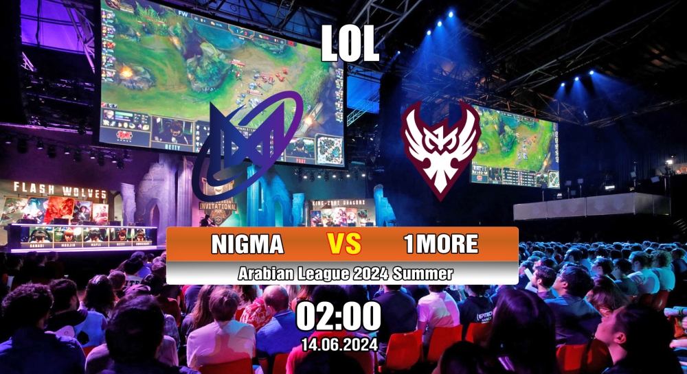 Cá cược LOL, nhận định soi kèo Nigma Galaxy Male vs One More Esports - Arabian League 2024 Summer.