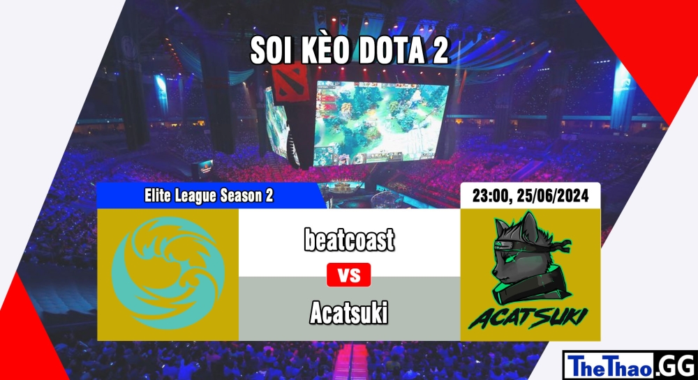 Cá cược Dota2, nhận định soi kèo beastcoast vs A[cat]Suki - Elite League Season 2  .