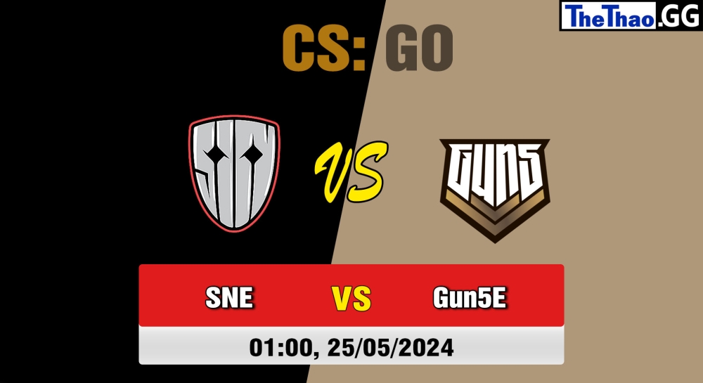 Cá cược CSGO, nhận định soi kèo SINNERS Esports vs GUN5 Esports - CCT Season 2 European Series 4 Group Stage.