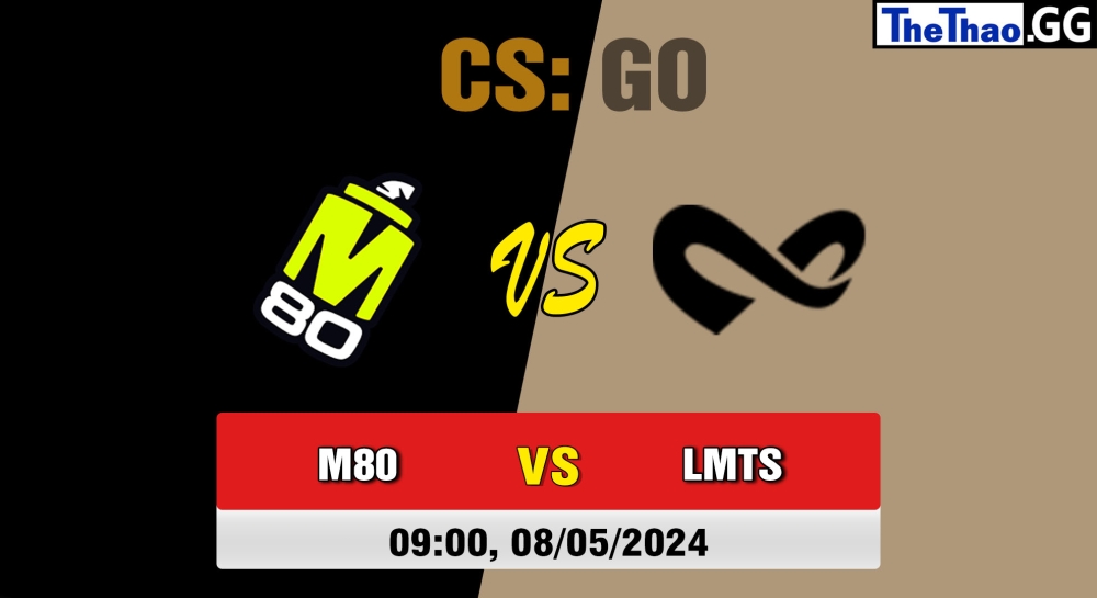 Cá cược CSGO, nhận định soi kèo M80 vs Limitless - ESL Challenger League Season 47: North America Day 2.