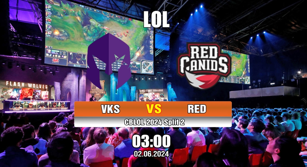 Cá cược LOL, nhận định soi kèo Vivo Keyd Stars vs RED Canids - CBLOL 2024 Split 2.