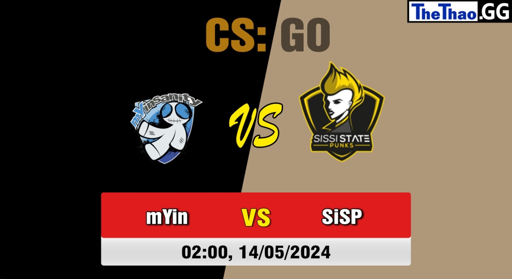 Cá cược CSGO, nhận định soi kèo mYinsanity vs Sissi State Punks - DACH CS Masters Season 1: Division 1.