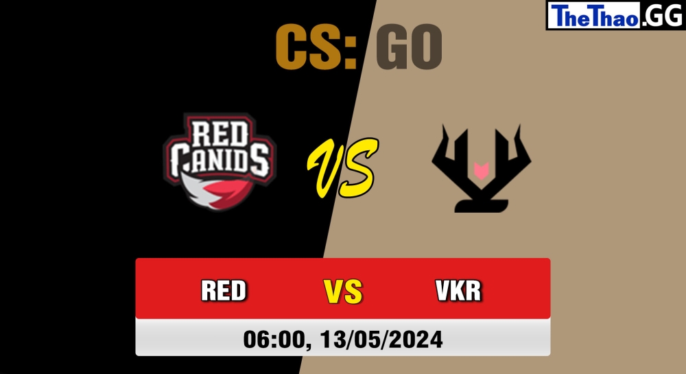 Cá cược CSGO, nhận định soi kèo RED Canids vs Vikings KR - CBCS Season 4 Group Stage.